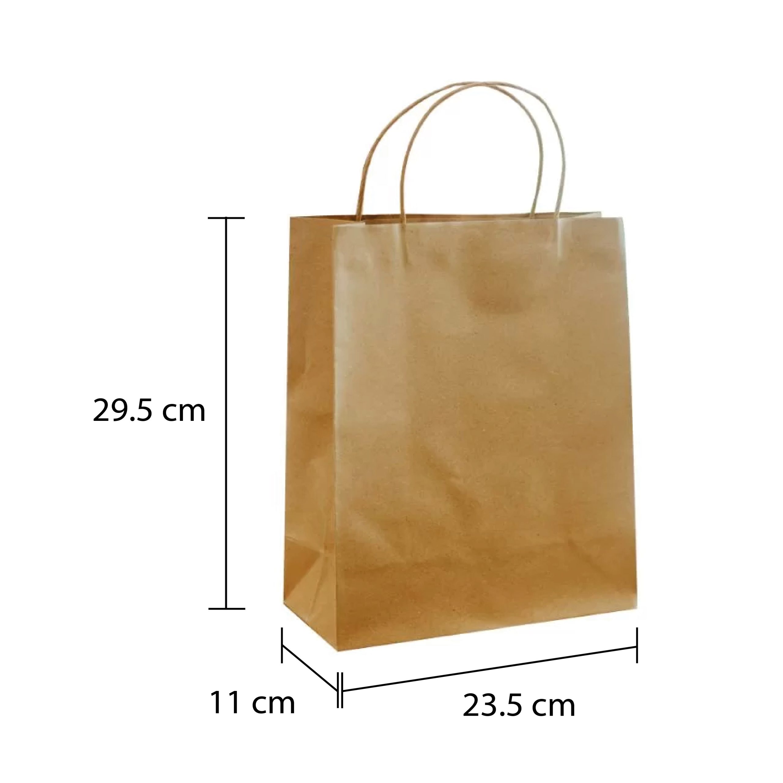 Bolsa papel asa cordón - Bolsas de papel asa retorcida,plana y cordón -  Publipack Calafell. Tienda online de bolsas y productos de embalaje  comercial.