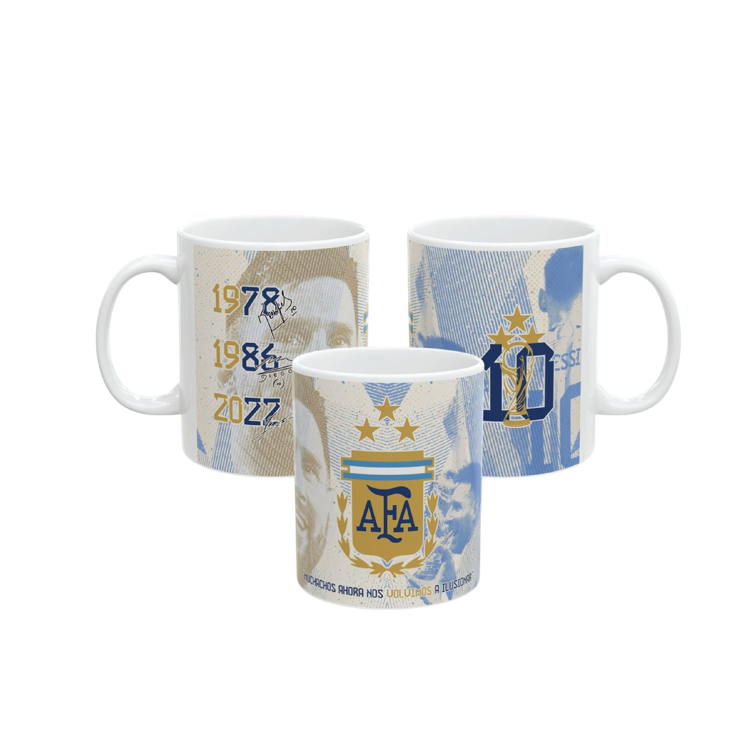 MUNDIAL Y PAPA-05.jpg Taza Blanca Personalizada - Imagen 1