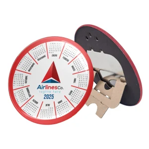 Calendario circular 6"