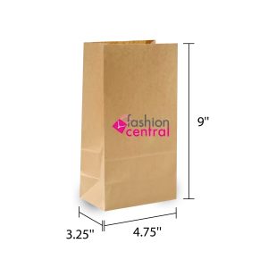 100 Bolsas de papel # 4 con impresión