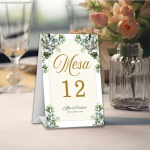 Tent Card para mesas 5×6″